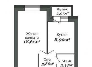 Продается однокомнатная квартира, 37 м2, поселение Филимонковское, Жемчужная улица, 1к10