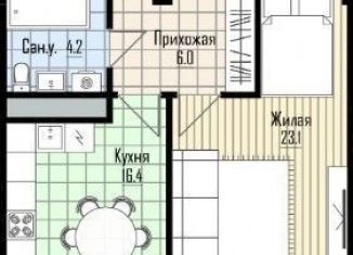 Продажа однокомнатной квартиры, 49.7 м2, Нальчик, площадь 400-летия, район Центр