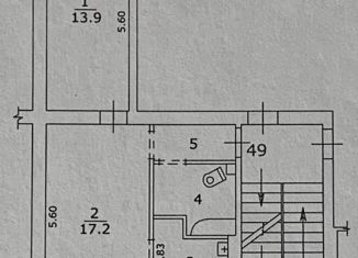 Продам 2-ком. квартиру, 42.9 м2, посёлок Сокол, Самолётная улица, 15