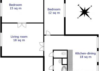 Сдам в аренду 3-комнатную квартиру, 74 м2, Москва, Большая Никитская улица, 52с1, Большая Никитская улица