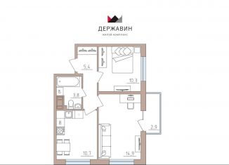 Продаю двухкомнатную квартиру, 48 м2, Петрозаводск, улица Луначарского, 32
