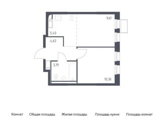 Продам 1-комнатную квартиру, 33.8 м2, Московская область, жилой комплекс Горки Парк, к4.2