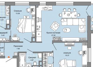 Продаю 3-комнатную квартиру, 83 м2, Свердловская область