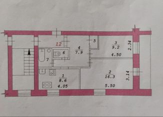 Продам 2-ком. квартиру, 46.7 м2, деревня Издревая, улица Мичурина, 23А