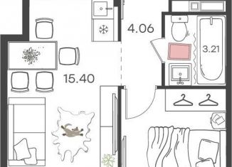 Продается 1-комнатная квартира, 36.7 м2, Нижегородская область