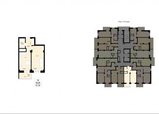 Продается 1-комнатная квартира, 41.2 м2, Красноярск, Кировский район