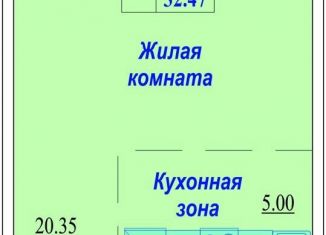 Продается квартира студия, 32 м2, Новосибирск, метро Октябрьская, улица В. Высоцкого, 171/7