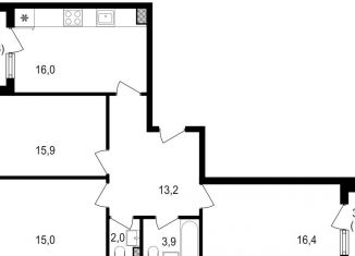 Продажа 3-комнатной квартиры, 85.5 м2, Москва, САО, Михалковская улица, 48к1