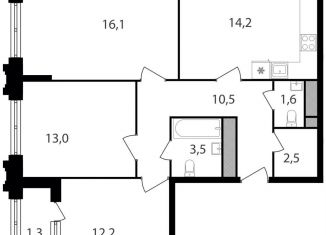 Продается 3-ком. квартира, 74.9 м2, Москва, метро Академика Янгеля