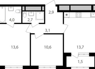 Продам двухкомнатную квартиру, 52.1 м2, Москва, Михалковская улица, 48с1, ЖК Михалковский