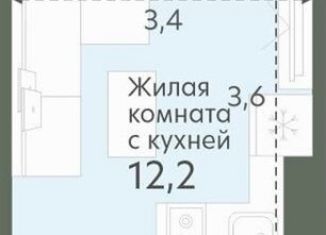 Продам квартиру студию, 18.4 м2, Новосибирская область, Спортивная улица, 37