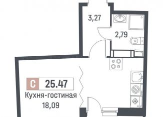 Продается квартира студия, 24.2 м2, Мурино