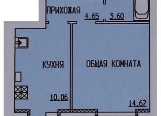 Однокомнатная квартира на продажу, 35 м2, Тамбов, Проектный проезд, 3, Октябрьский район