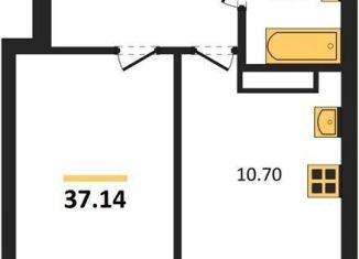 Продаю 1-комнатную квартиру, 37.1 м2, Новосибирская область