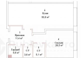 Продам 2-ком. квартиру, 101 м2, Московская область, Сиреневая улица, 6