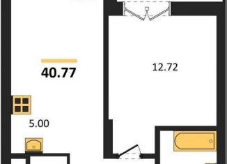 Продажа 1-ком. квартиры, 40.8 м2, Новосибирск, метро Золотая Нива