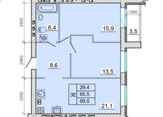 Продажа 2-комнатной квартиры, 69 м2, Иваново, Советский район