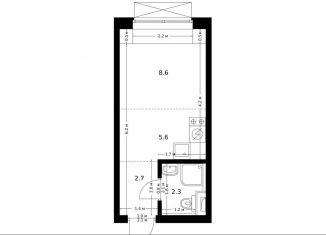 Продам квартиру студию, 19.2 м2, Московская область, Заповедная улица, 9