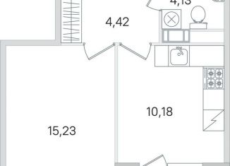 Продажа 1-ком. квартиры, 35.7 м2, Пушкин