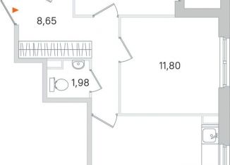 Продается 2-ком. квартира, 58.3 м2, Пушкин