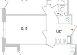 Продам 2-комнатную квартиру, 60.4 м2, Пушкин