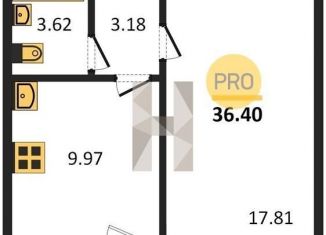 1-ком. квартира на продажу, 36.4 м2, Ростовская область, переулок Поленова, 21/10