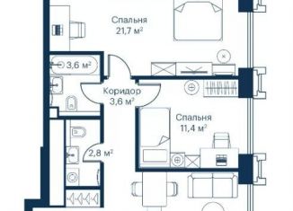 2-комнатная квартира на продажу, 64 м2, Москва, район Покровское-Стрешнево, Волоколамское шоссе, 95/2к7