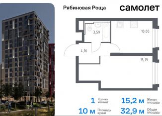 1-комнатная квартира на продажу, 32.9 м2, Забайкальский край