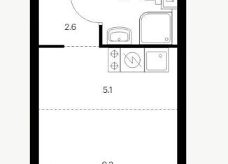 Продаю квартиру студию, 20.2 м2, Благовещенск, жилой комплекс Зея Парк, 2