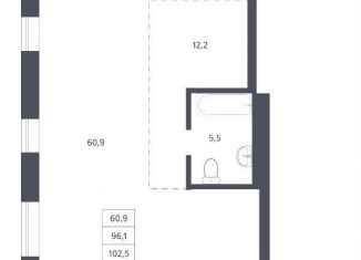 Продается 1-комнатная квартира, 102.5 м2, Новосибирск, метро Заельцовская, Красный проспект, 236