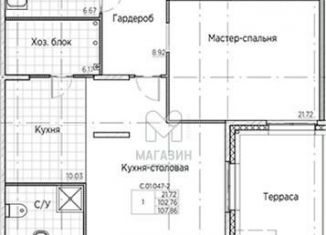 Продажа 2-комнатной квартиры, 107.9 м2, Санкт-Петербург, муниципальный округ Васильевский