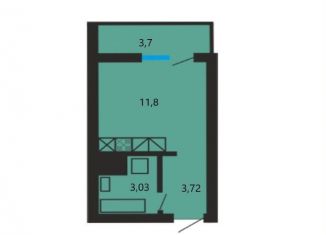 Продажа квартиры студии, 22.5 м2, Самара, метро Спортивная