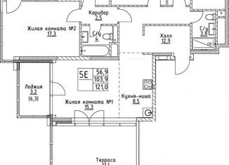 Продажа 4-ком. квартиры, 103.9 м2, Москва, улица Миклухо-Маклая, вл23