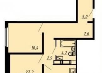 Продается 2-комнатная квартира, 58.2 м2, Воронеж, Коминтерновский район