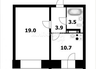 Продажа 1-комнатной квартиры, 36.4 м2, Новосибирская область, микрорайон Околица, 3