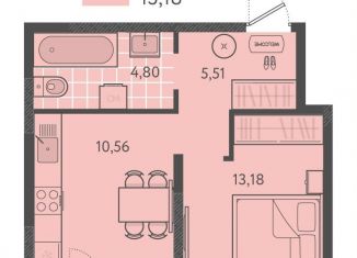 Продам 1-комнатную квартиру, 35.9 м2, Краснодарский край