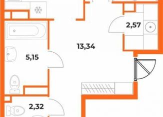 Продам двухкомнатную квартиру, 66 м2, Хабаровский край