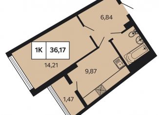 Продаю 1-ком. квартиру, 36.2 м2, Сочи