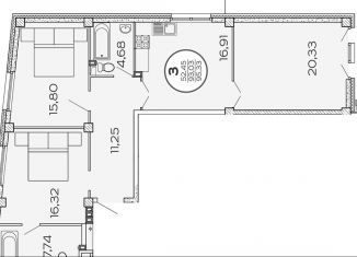 Продам 3-комнатную квартиру, 95 м2, Ростов-на-Дону, проспект Богатяновский Спуск