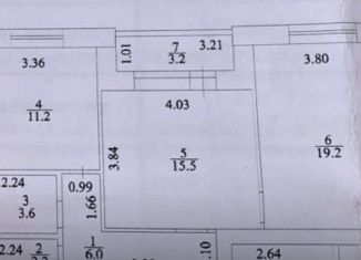 Сдается в аренду 2-ком. квартира, 57.7 м2, село Миловка, проспект Чижова, 5