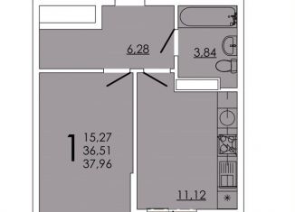 1-ком. квартира на продажу, 38 м2, Ростов-на-Дону