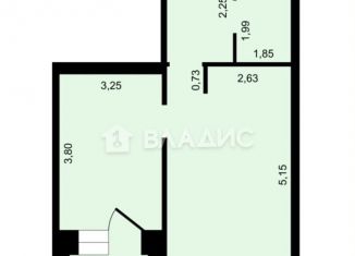 Продам 2-комнатную квартиру, 42.8 м2, поселок Отрадное, Пятницкая улица, 5