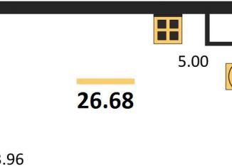 Квартира на продажу студия, 26.7 м2, Воронежская область