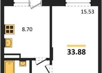 Продается 1-комнатная квартира, 33.9 м2, Воронеж, Советский район