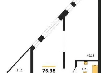 Продается 2-ком. квартира, 76.4 м2, Воронежская область, набережная Чуева, 7