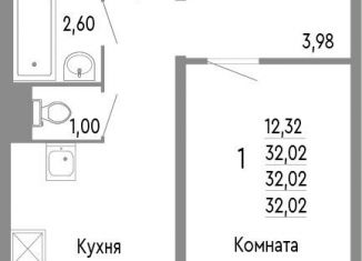 Продам 1-комнатную квартиру, 32 м2, Челябинск, Нефтебазовая улица, 1к2