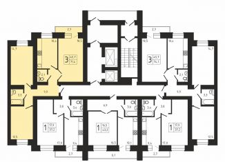 Продаю 3-комнатную квартиру, 71.4 м2, Саратов, улица имени Ю.И. Менякина, 6, Волжский район