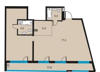 Продажа 1-комнатной квартиры, 95.1 м2, Пермский край, улица Луначарского, 97