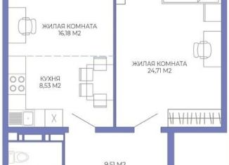 2-ком. квартира на продажу, 63 м2, Пенза