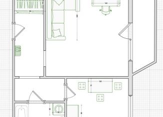 Продажа 1-ком. квартиры, 40.2 м2, Новосибирская область, Депутатская улица, 58